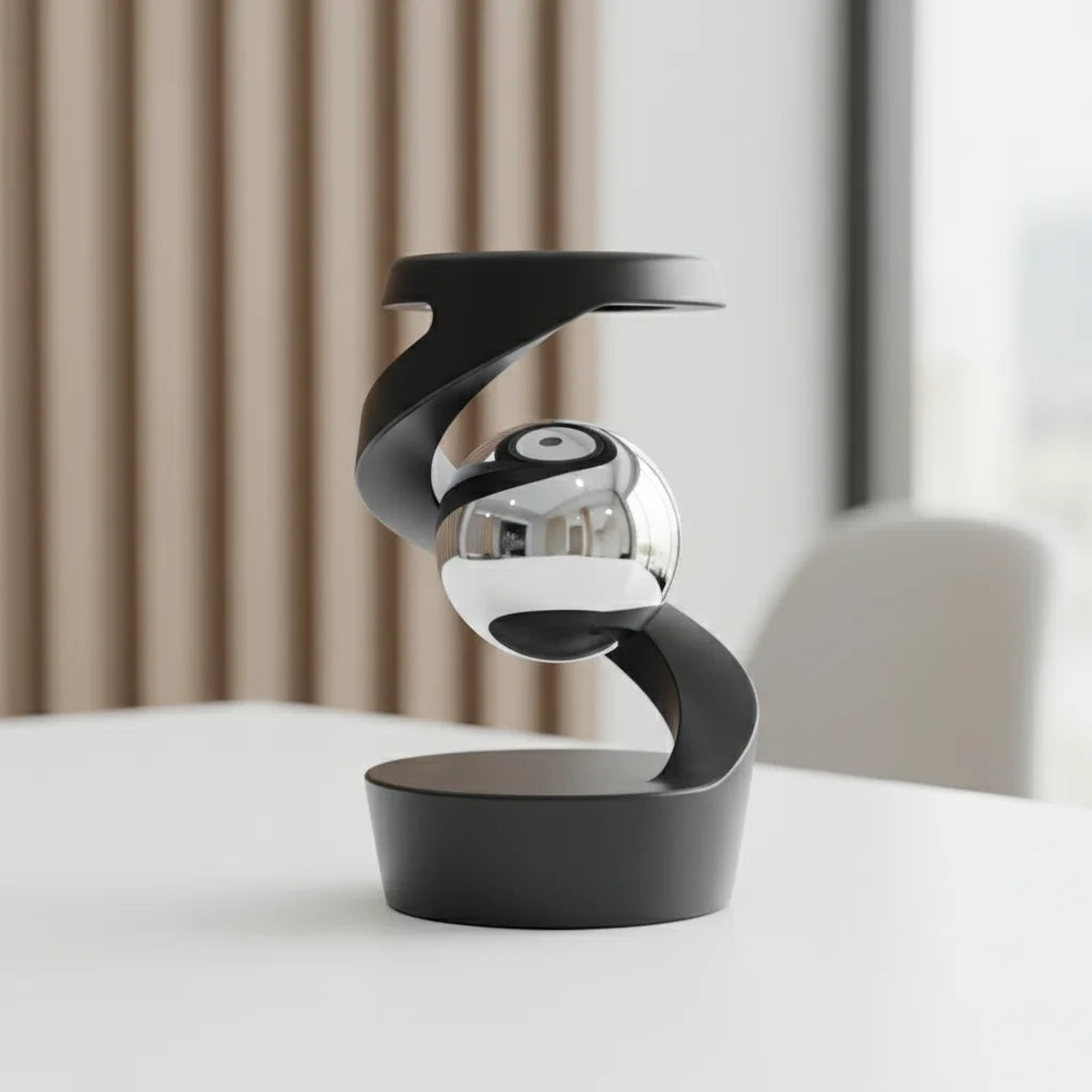 Gyroscope de bureau design métallique
