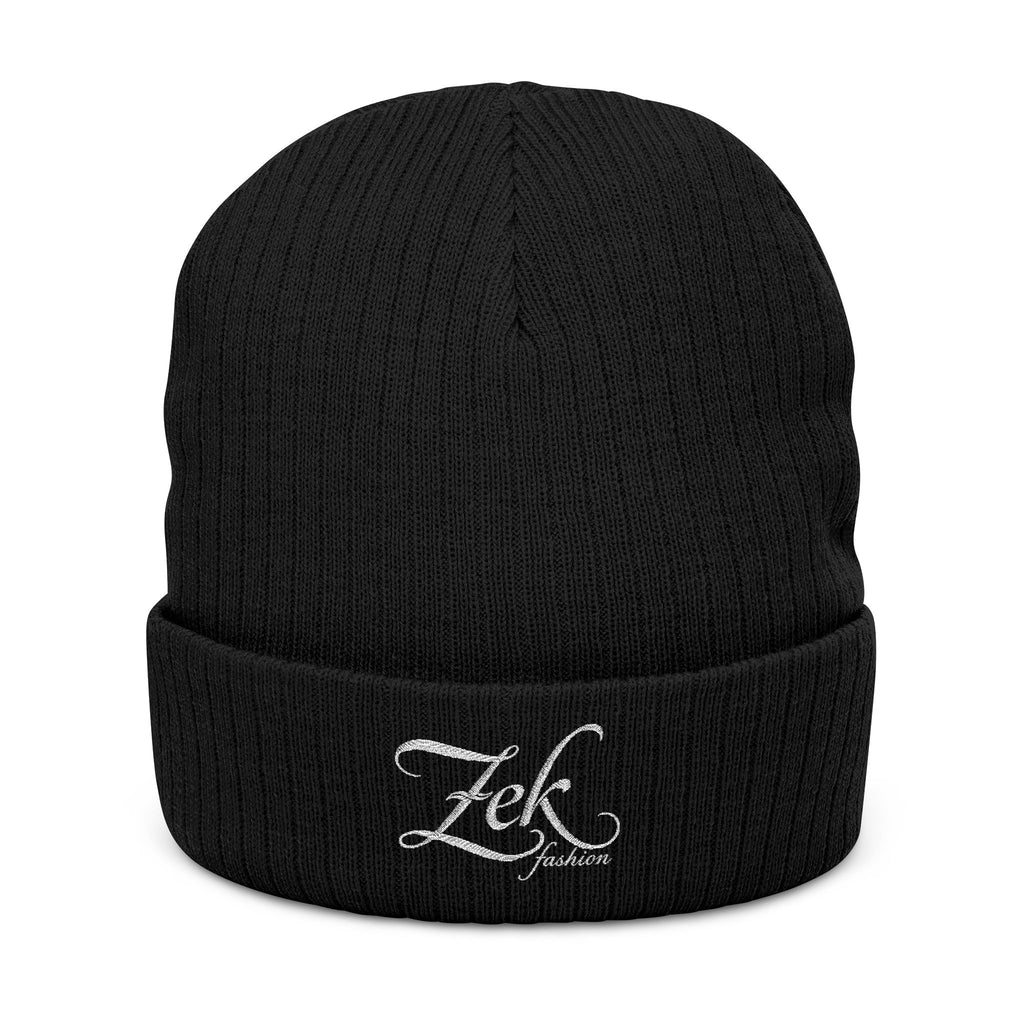 Ribbed Knit Beanie (Embroidery)
