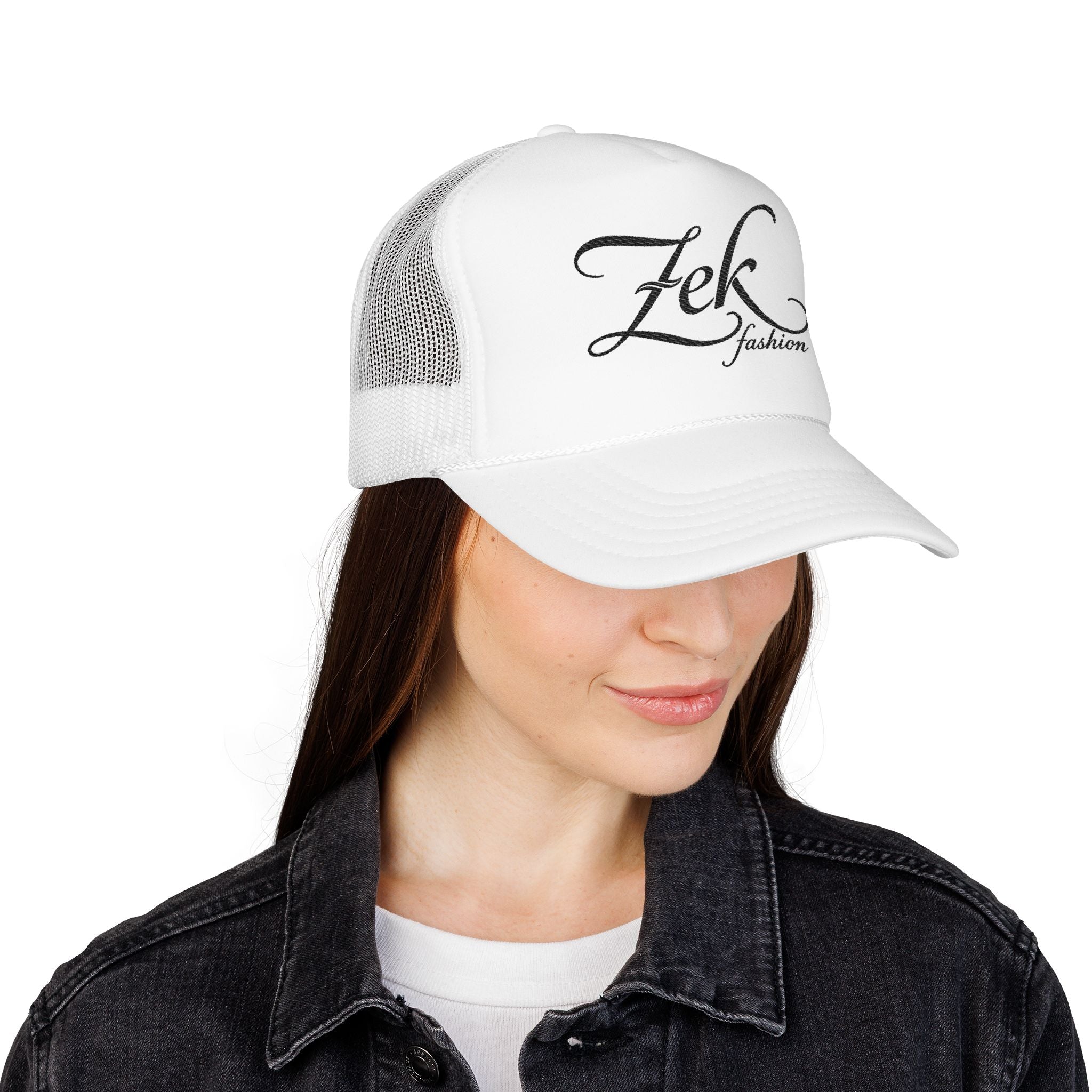 Zek script name Foam Trucker Hat | personalized name trucker cap