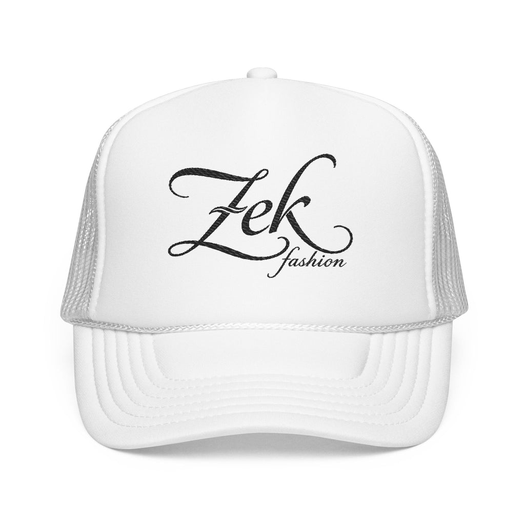 Zek script name Foam Trucker Hat | personalized name trucker cap